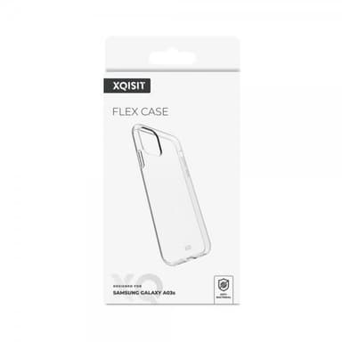 XQISIT Samsung Galaxy A03s Kuori Flex Case Läpinäkyvä Kirkas