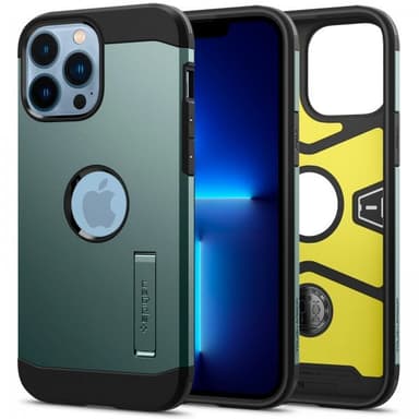 Spigen iPhone 13 Pro Kuori Tough Armor Midnight Green