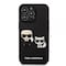Karl Lagerfeld iPhone 13 Pro Kuori Karl & Choupette 3D Musta