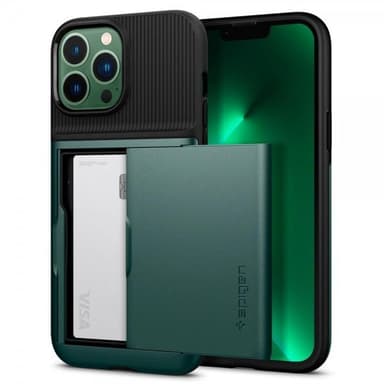 Spigen iPhone 13 Pro Max Kuori Slim Armor CS Midnight Green