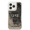 Karl Lagerfeld iPhone 13 Pro Kuori Liquid Glitter Gatsby Musta
