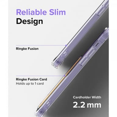 Ringke iPhone 12/iPhone 12 Pro Kuori Fusion Card Clear