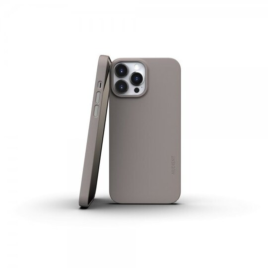 Nudient iPhone 13 Pro Max Kuori Thin Case V3 MagSafe Clay Beige