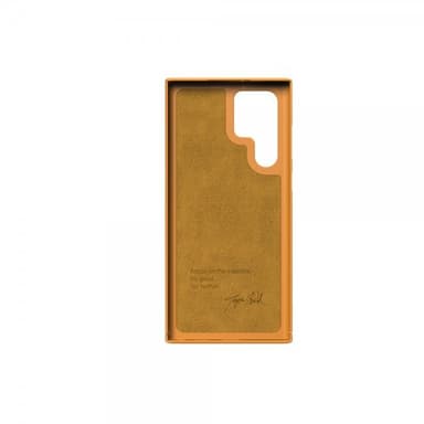 Nudient Samsung Galaxy S22 Ultra Kuori Thin Case V3 Saffron Yellow