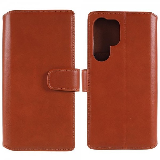 Nordic Covers Samsung Galaxy S22 Ultra Kotelo Essential Leather Maple Brown