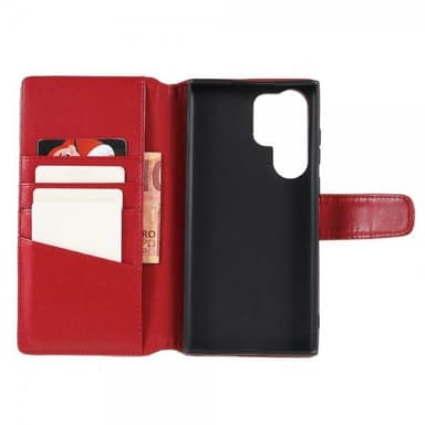 Nordic Covers Samsung Galaxy S22 Ultra Kotelo Essential Leather Poppy Red