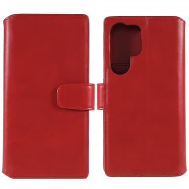 Nordic Covers Samsung Galaxy S22 Ultra Kotelo Essential Leather Poppy Red
