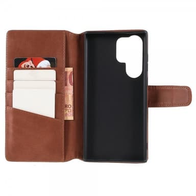 Nordic Covers Samsung Galaxy S22 Ultra Kotelo Essential Leather Maple Brown