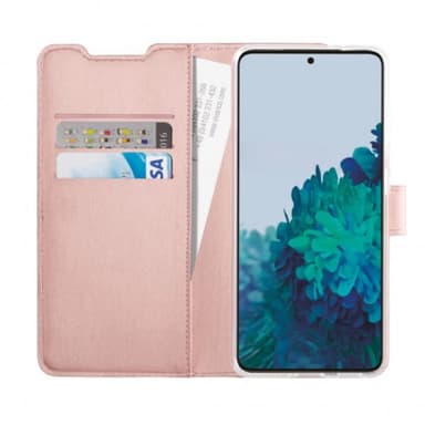 Vivanco Samsung Galaxy S21 Plus Kotelo Classic Wallet Ruusukulta