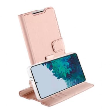 Vivanco Samsung Galaxy S21 Plus Kotelo Classic Wallet Ruusukulta