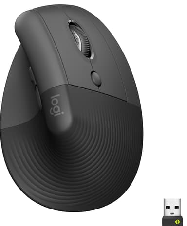 Logitech Lift Vertical langaton hiiri (grafiitti)