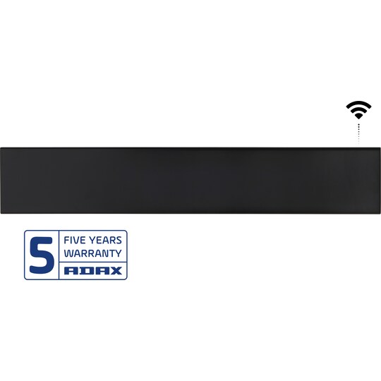 Adax Neo WiFi L 10 listalämmitin (helmiäismusta)