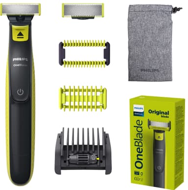Philips OneBlade trimmeri kasvoille ja vartalolle QP2821/20