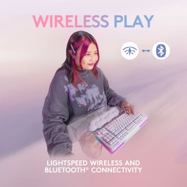 Logitech G715 Linear langaton pelinäppäimistö (valkoinen)
