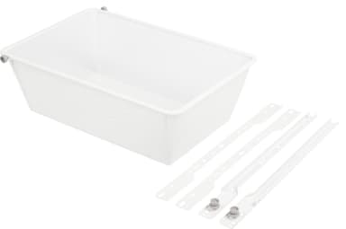 Epoq verkkokori vaatekaappiin 40 cm (valkoinen)