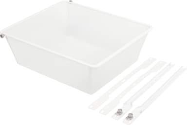 Epoq verkkokori vaatekaappiin 50 cm (valkoinen)