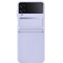 Samsung Galaxy Z Flip 4 nahkainen läppäkotelo (violetti)