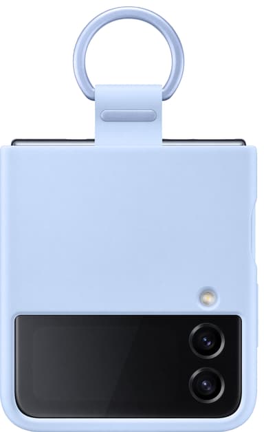 Samsung Galaxy Z Flip 4 suojakuori renkaalla (arktinen sininen)