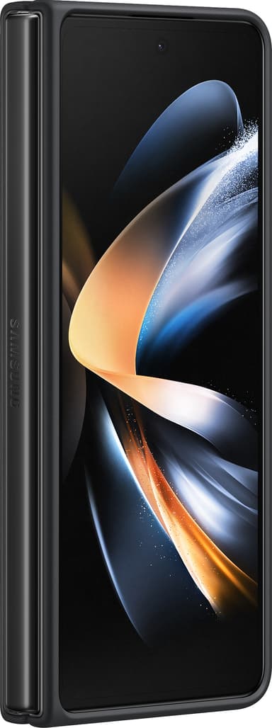 Samsung Galaxy Z Fold 4 nahkainen suojakuori (musta)