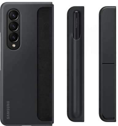Samsung Galaxy Z Fold 4 suojakuori jalustalla + kynä (musta)