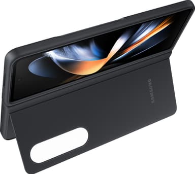 Samsung Galaxy Z Fold 4 ohut suojakuori jalustalla (musta)