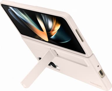 Samsung Galaxy Z Fold 4 suojakuori jalustalla + kynä (hiekka)