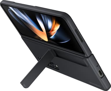 Samsung Galaxy Z Fold 4 suojakuori jalustalla + kynä (musta)
