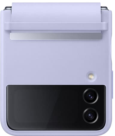 Samsung Galaxy Z Flip 4 nahkainen läppäkotelo (violetti)