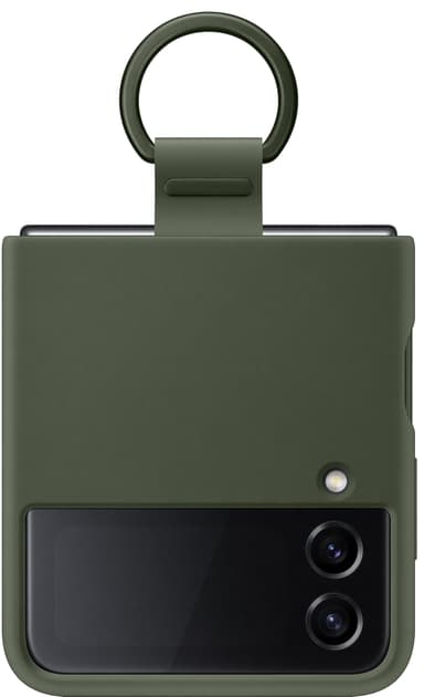 Samsung Galaxy Z Flip 4 suojakuori renkaalla (khaki)