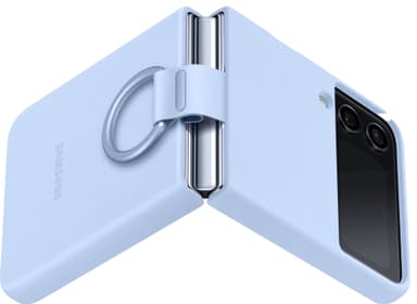 Samsung Galaxy Z Flip 4 suojakuori renkaalla (arktinen sininen)