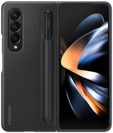 Samsung Galaxy Z Fold 4 suojakuori jalustalla + kynä (musta)