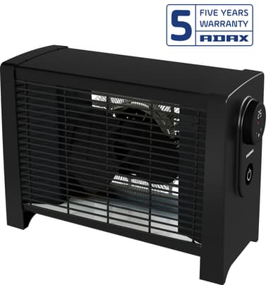 Adax Ena lämmitystuuletin VV1120DTFB (musta)
