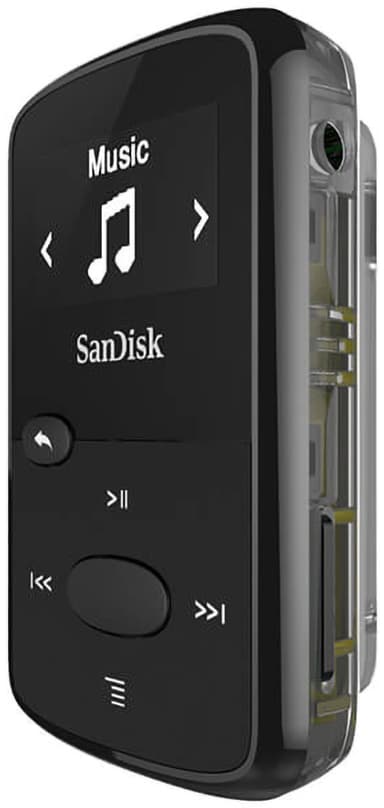 Sandisk MP3 Player Clip Jam 8 GB kannettava MP3-soitin (musta)