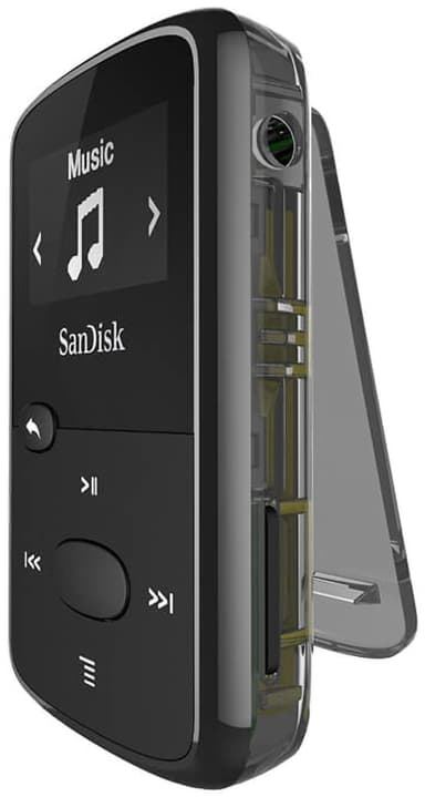 Sandisk MP3 Player Clip Jam 8 GB kannettava MP3-soitin (musta)