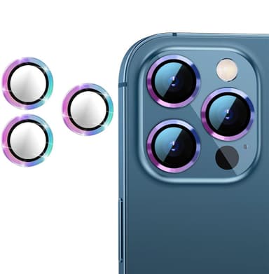 Linssisuojus iPhone 13 Pro / Pro Max 2 osaa Monivärinen