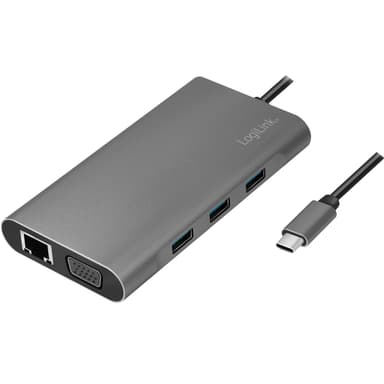 USB-C-telakka 10-in-1 HDMI / VGA / RJ45 / SD mm 100 W