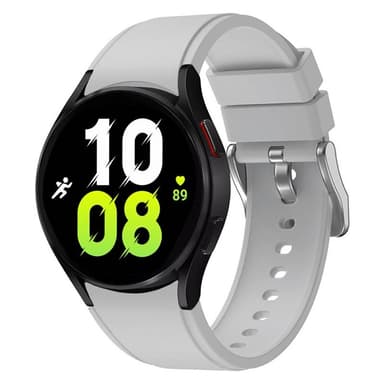 Silikoni Rannekoru No-Gap Samsung Galaxy Watch 5 (44mm) - Vaalean harm