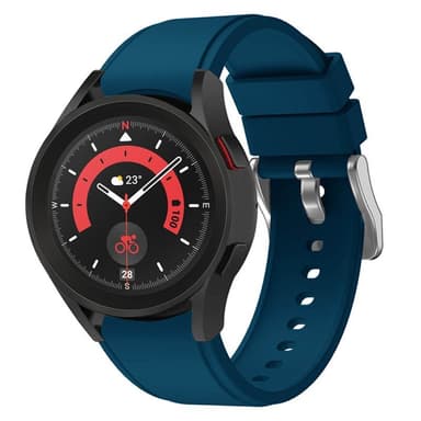 Silikoni Rannekoru No-Gap Samsung Galaxy Watch 5 Pro (45mm) - Sininen