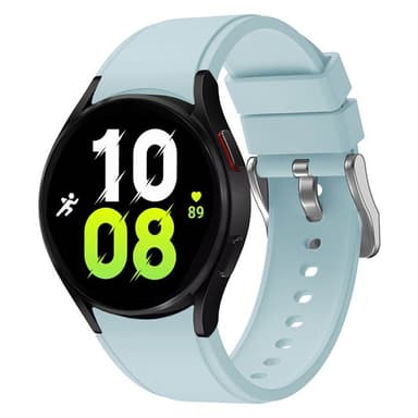 Silikoni Rannekoru No-Gap Samsung Galaxy Watch 5 (40mm) - Vaaleansinin