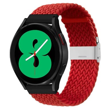 Punottu elastinen rannekoru Samsung Galaxy Watch 4 (44mm) - darkred