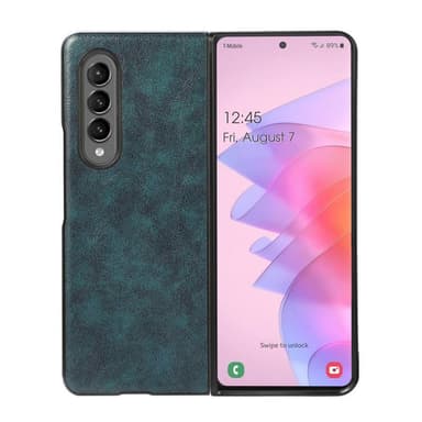 Business kuori Samsung Galaxy Z Fold 4 - Sininen