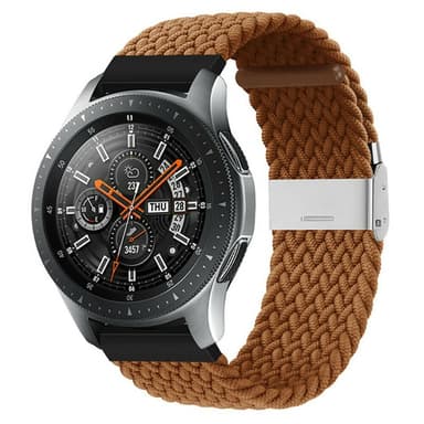 Punottu elastinen rannekoru Samsung Galaxy Watch 46mm - ruskea