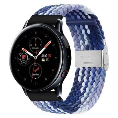 Punottu elastinen rannekoru Samsung Galaxy Watch Active 2 (44mm) - gra