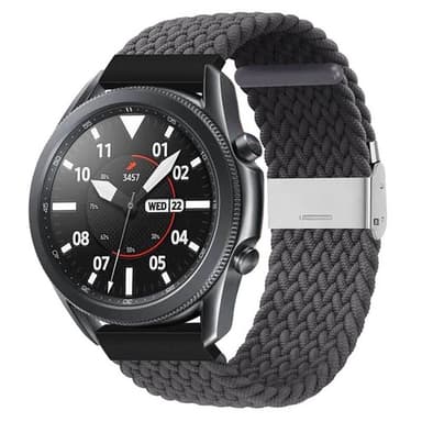 Punottu elastinen rannekoru Samsung Galaxy Watch 3 (45mm) - skygrey
