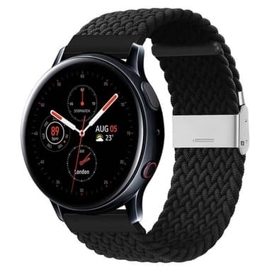 Punottu elastinen rannekoru Samsung Galaxy Watch Active 2 (44mm) - mus