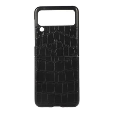 Krokotiilinahkainen kuori Samsung Galaxy Z Flip 4 - Musta
