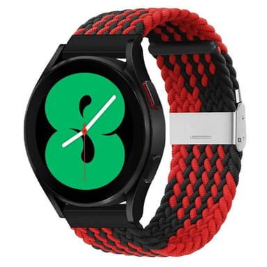 Punottu elastinen rannekoru Samsung Galaxy Watch 4 (44mm) - Punainen/M