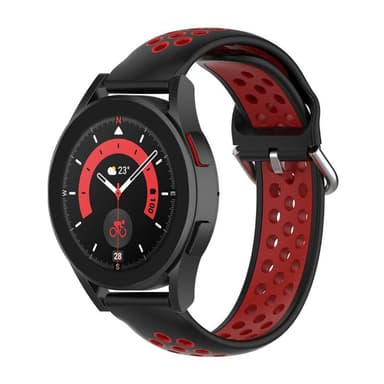 EBN Sport Rannekoru Samsung Galaxy Watch 5 Pro 45mm - Musta/punainen