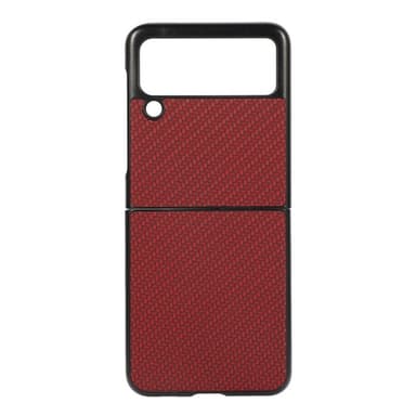 Hiilikuituinen kuori Samsung Galaxy Z Flip 4 - Punainen