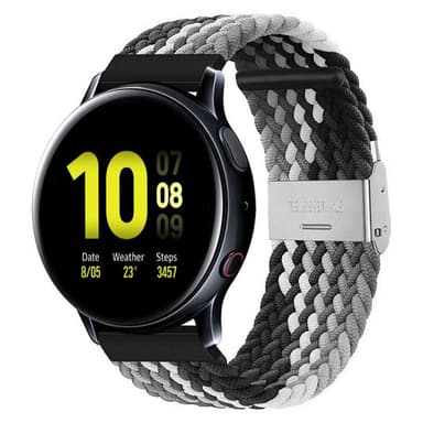 Punottu elastinen rannekoru Samsung Galaxy Watch Active 2 (40mm) - Mus